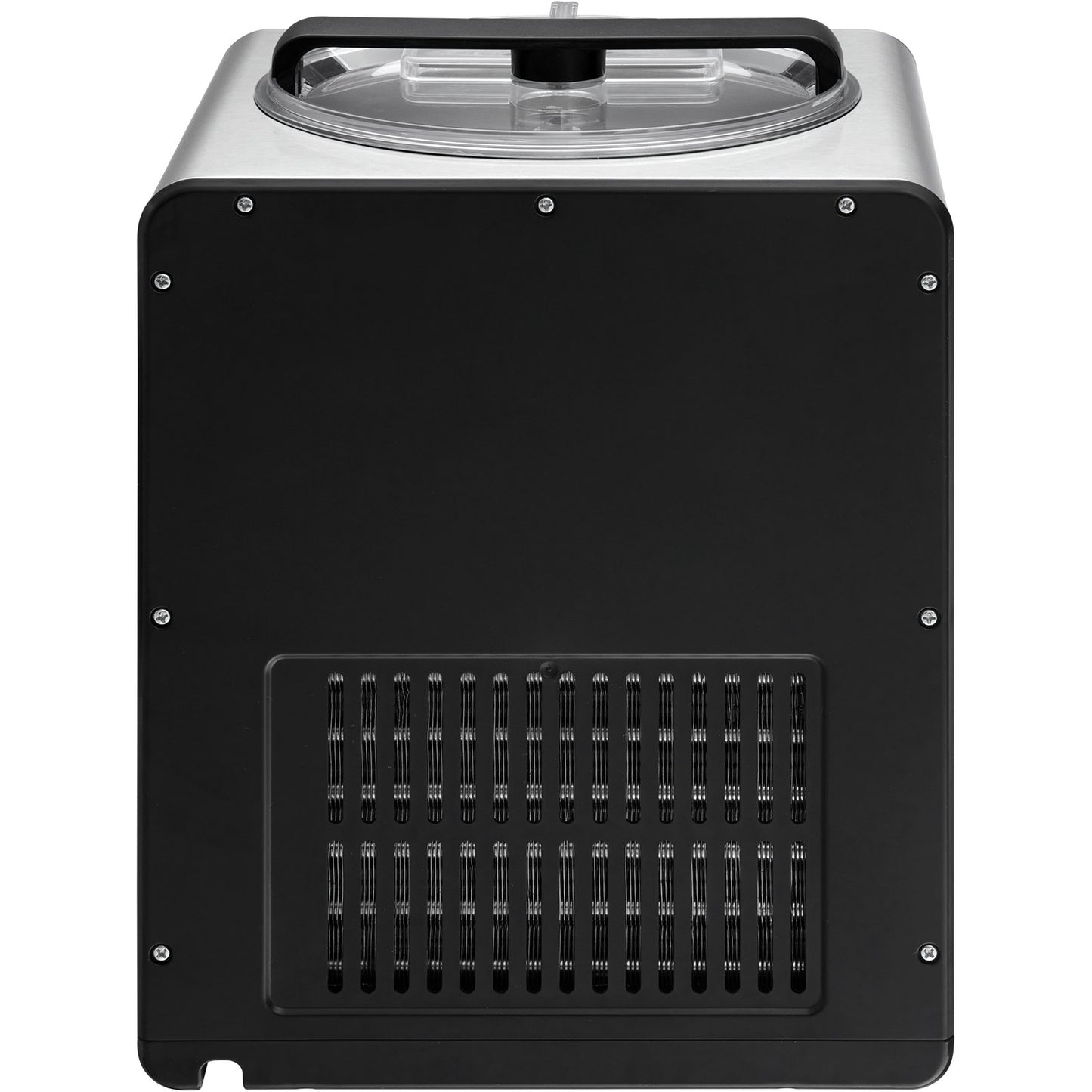 2 Quart Automatisk Glassmaskin Electric Yoghurt Gelato Make Black