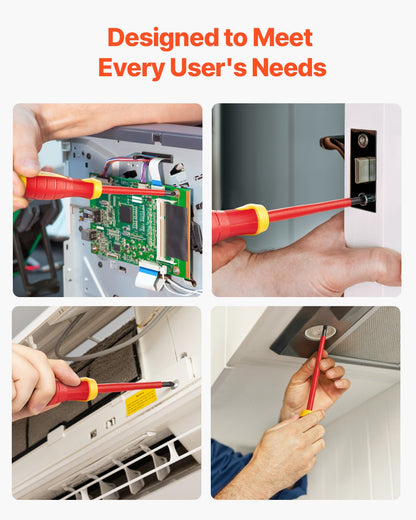 Insulated screwdriver set 11-piece insulated tool set for electricians