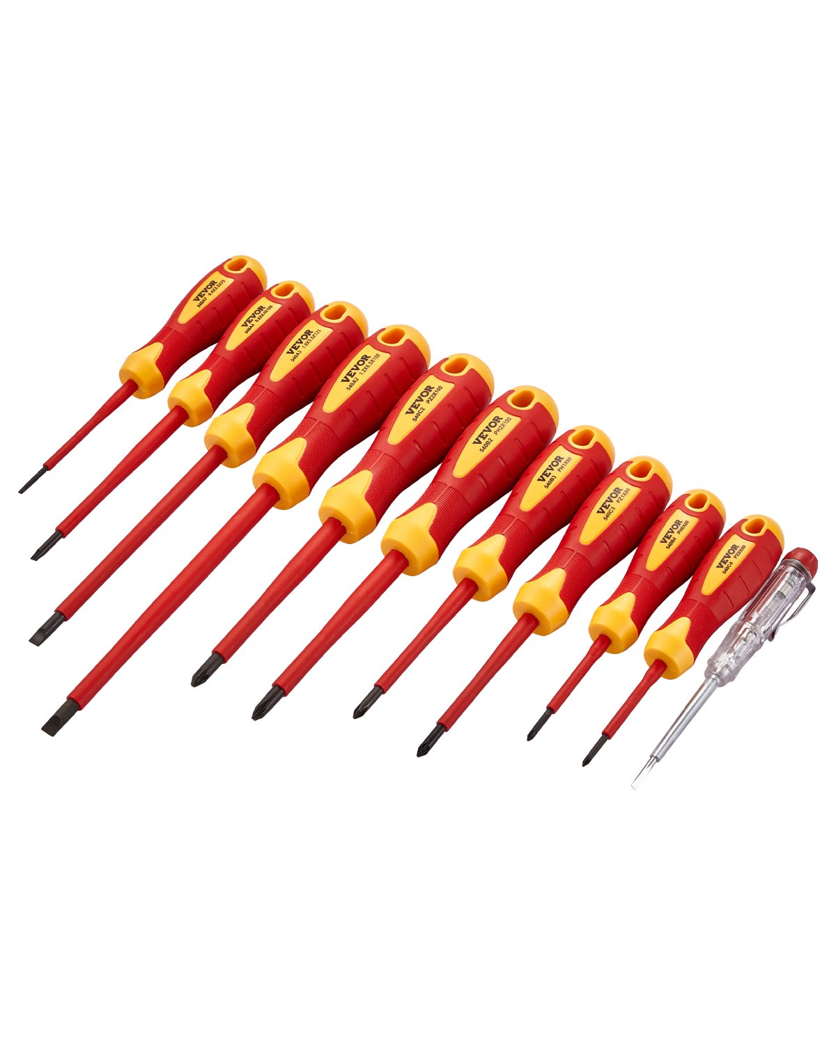Insulated screwdriver set 11-piece insulated tool set for electricians