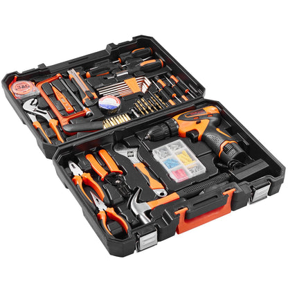Tool kit 146 pieces household hand tool set with electric drill tool bag