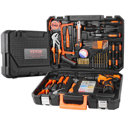 Tool kit 146 pieces household hand tool set with electric drill tool bag