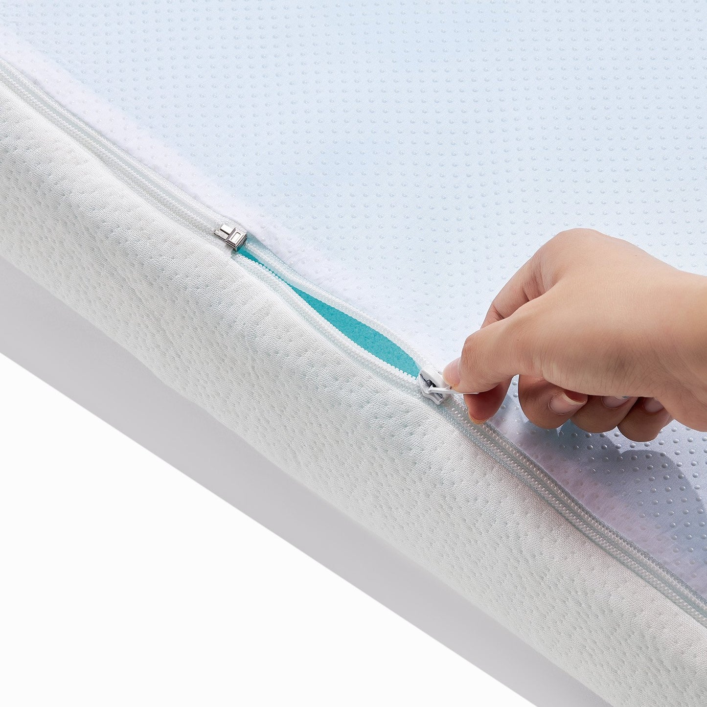 Madrass Topper Memory Foam Avtagbar & Tvättbar Queen 76,2 mm Tjocklek