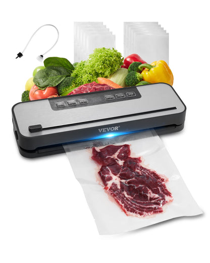5-in-1 Vacuum Sealer Machine Fast Compact Automatic Food Saver 100W 10 Bag