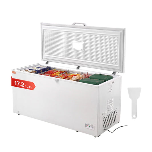 Kystfrys 17,2 ku.ft / 488 L stor djupfrys & 4 avtagbara korgar