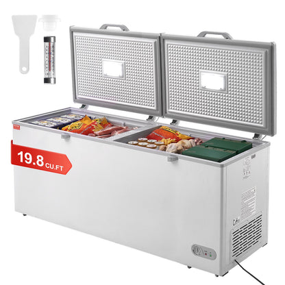 Kystfrys 19,8 ku.ft / 561 L stor djupfrys & 4 avtagbara korgar