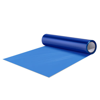 Bodenschutzfolie 24" x 200" Selbstklebender Auto-Mattenschutz PE Blau