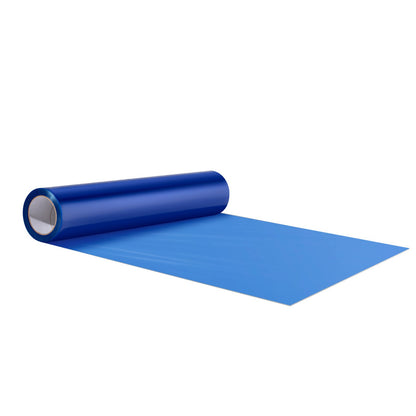 Bodenschutzfolie 24" x 200" Selbstklebender Auto-Mattenschutz PE Blau