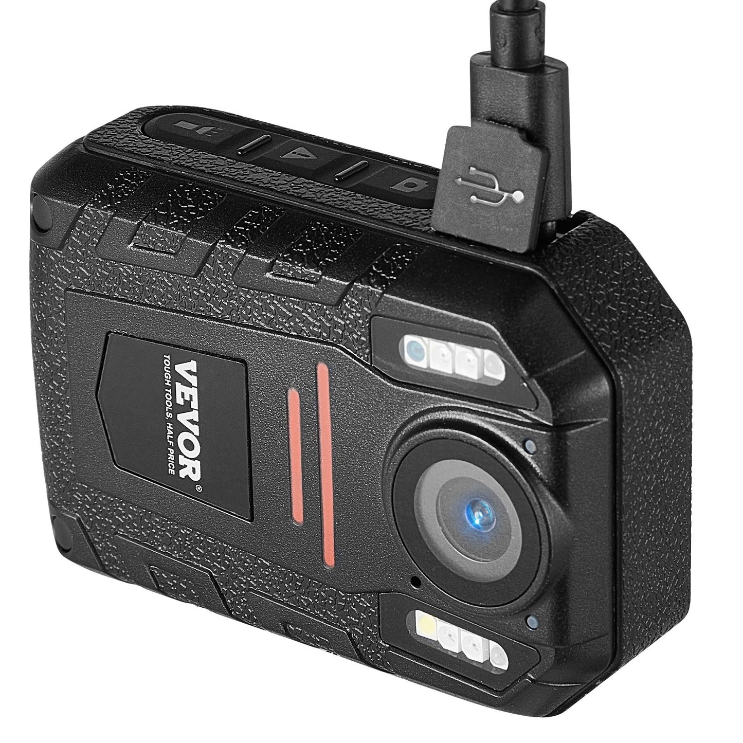 1440P Police Body Camera 64G Body Cam med 2850 mAh batteri Night Vision