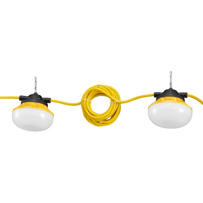 100FT Construction String Lights 100W 10000LM Pluggable Waterproof
