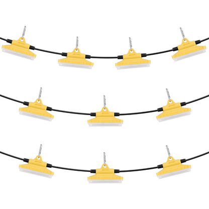 100FT Construction String Light 150W 15000LM Connectable Waterproof