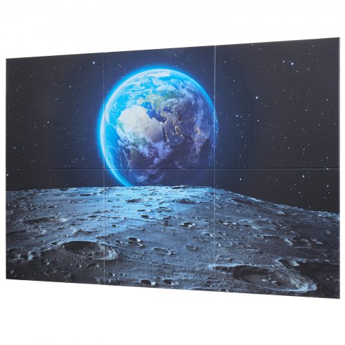 6-pack acoustic panels 23.6 x 23.6 inches self-adhesive for grounding
