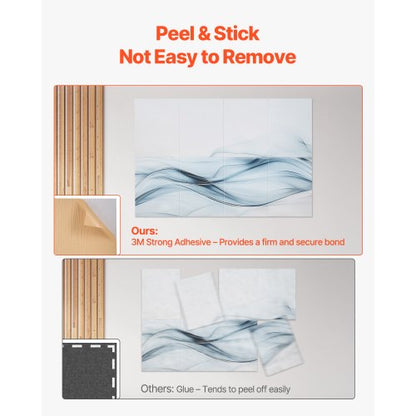 8er-Pack Akustikplatten 35,5 x 28,5 cm selbstklebend für Homestudio | EU