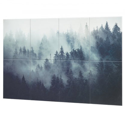 8er-Pack Akustikplatten 35,5 x 28,5 cm selbstklebend für Home Forest | EU
