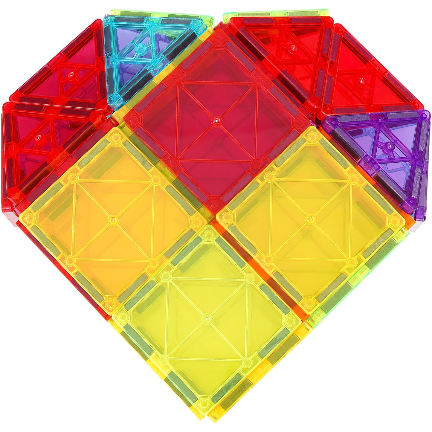 Magnetiska plattor Magnetisk byggleksak 181 ST Magnetblock för barn 3D-set