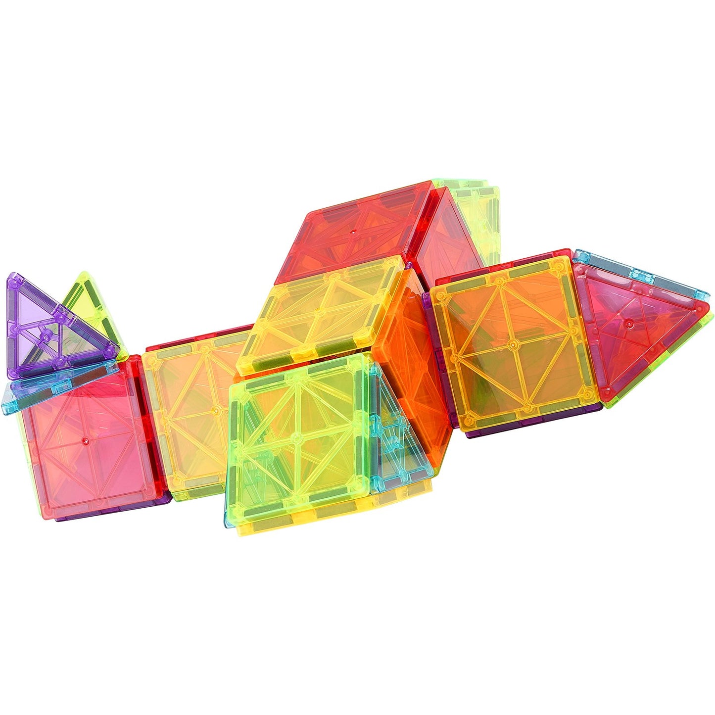 Magnetiska plattor Magnetisk byggleksak 181 ST Magnetblock för barn 3D-set