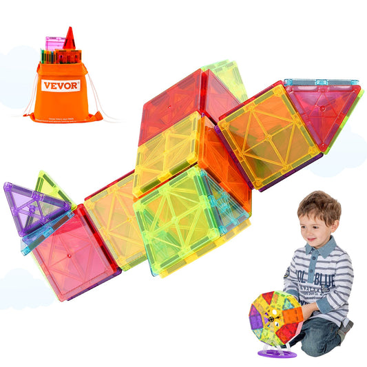 Magnetiska plattor Magnetisk byggleksak 121 ST Magnetblock för barn 3D-set