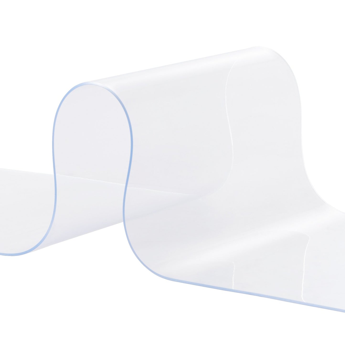 Strip Curtain PVC Door Curtain 50' x 8" Roll Cooler Freezer Clear Plastic