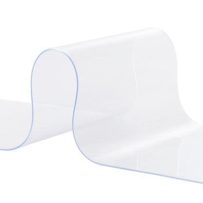 Strip Curtain PVC Door Curtain 50' x 8" Roll Cooler Freezer Clear Plastic