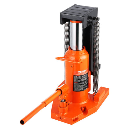 Hydraulisk tåjack, 5 ton på tå tå-jacklyft, 10 ton på topplyftkapacitet maskinjack, 0,8-6,8 i tåhöjd, 11,3-17,3 i topphöjd, lufthydraulisk klojack för maskiner, industri