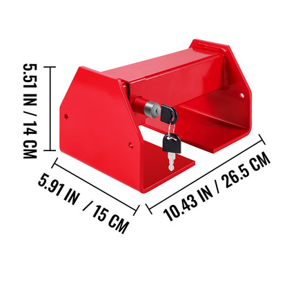 Heavy Duty Cargo Lock Lastcontainerlås 9,84"-17,32" serie med 2 nycklar