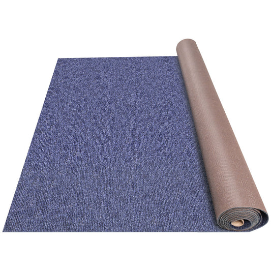 Marine-Bootsmatte, Blau, 5,9 x 49,2 Fuß, Marine-Bootsmatte für Veranda und Garage