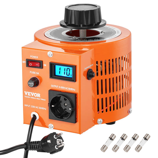 1000VA Variable Voltage Transformer 3.3A 0-300V Voltage Regulator LCD CE