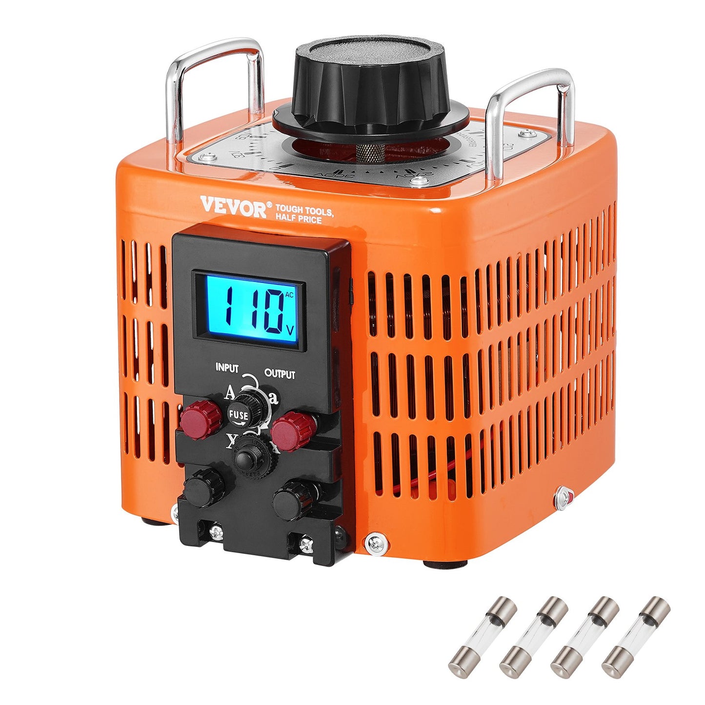2000VA Variable Voltage Transformer 6.6A 0-300V Voltage Regulator LCD CE