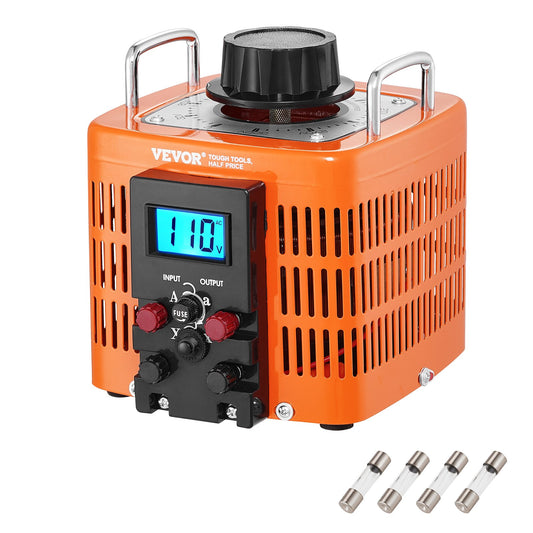 2000VA Variable Voltage Transformer 6.6A 0-300V Voltage Regulator LCD CE