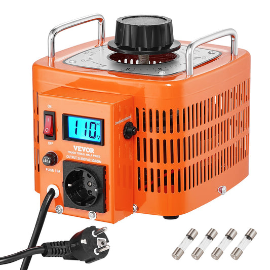 3000VA Variabler Spannungstransformator 10A 0-300V Spannungsregler LCD CE