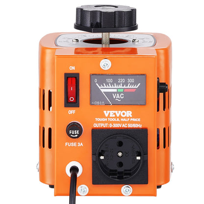 500VA Transformator för variabel spänning 1,7A 0-300V AC spänningsregulator CE