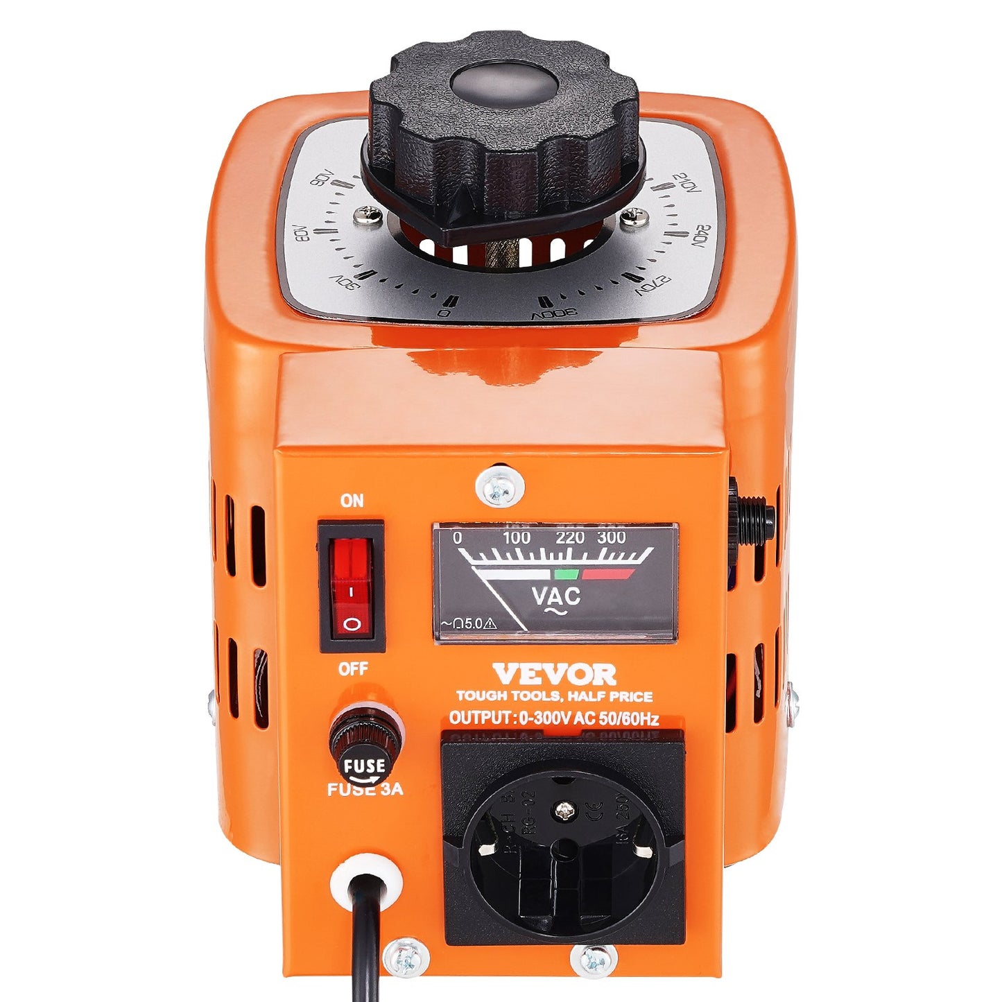 500VA Transformator för variabel spänning 1,7A 0-300V AC spänningsregulator CE