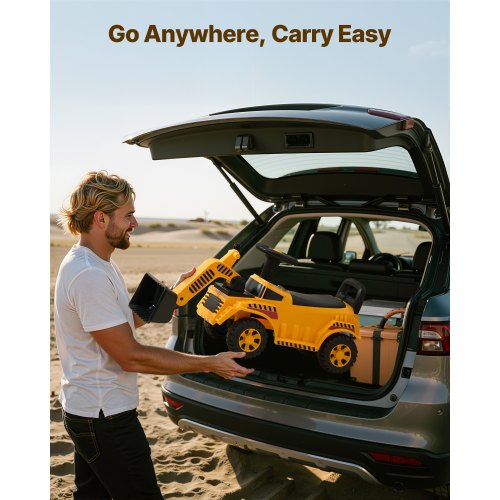 Åkbil 25 kg Grävmaskinsbil med förvaring under sätet |  EU