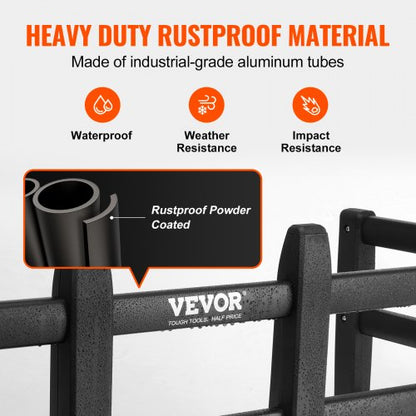 Truck Bed Extender, retractable tailgate extender in aluminum, 55.5"-68", Fits Ford Super Duty, F150, Dodge Ram 1500/2500/3500, Toyota Tundra, Nissan Titan, Chevrolet Silverado, GMC Sierra | EU