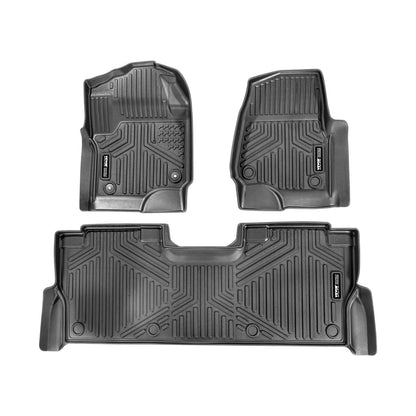 Automotive Floor Mats Fits Ford F-250/F-350/F-450 2017-2022 3 pcs