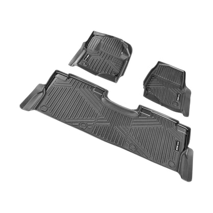 Automotive Floor Mats Fits Ford F-250/F-350/F-450 2017-2022 3 pcs