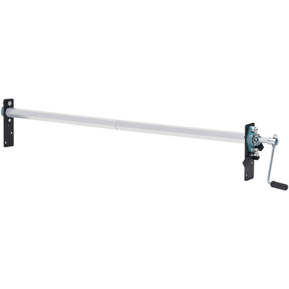 Handvev Tarp Roller Kit, 64" till 104" bred, aluminiumlegering, manuell hyttnivå Dumper Tarp Roller med 7" svamplindat handtag, perfekt för dumper, släpvagnar, sopbilar (ingen presenning)