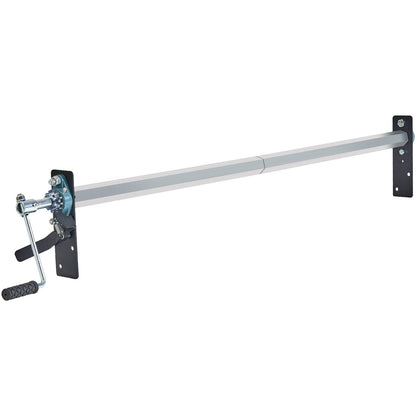 Handvev Tarp Roller Kit, 64" till 104" bred, aluminiumlegering, manuell hyttnivå Dumper Tarp Roller med 7" svamplindat handtag, perfekt för dumper, släpvagnar, sopbilar (ingen presenning)