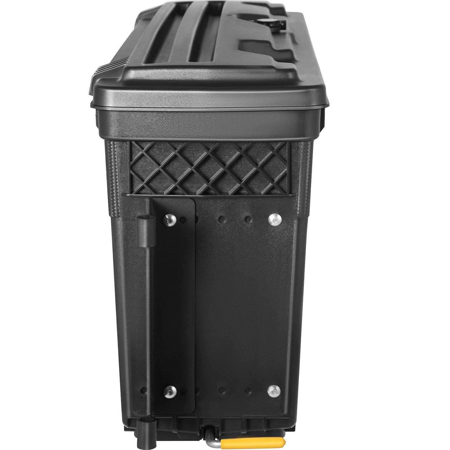 Truck Bed Storage Box, Låsbart lock, Vattentät ABS Wheel Well Verktygslåda 6,6 Gal/20 L, Kompatibel med Chevrolet Silverado 1500 GMC Sierra 1500 2019-2021, Förarsida, Svart