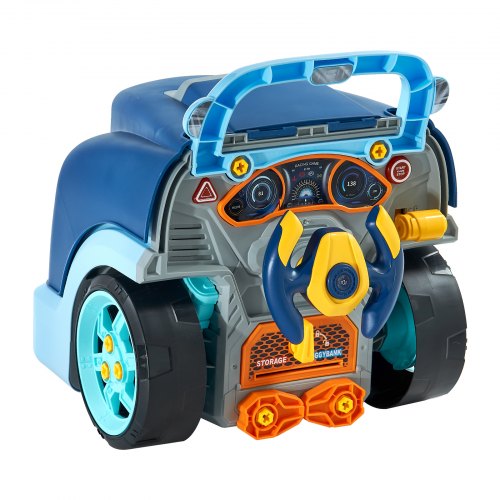 Motor Toy Kids Mechanic Car Repair Set with Removable Parts Blue | EU