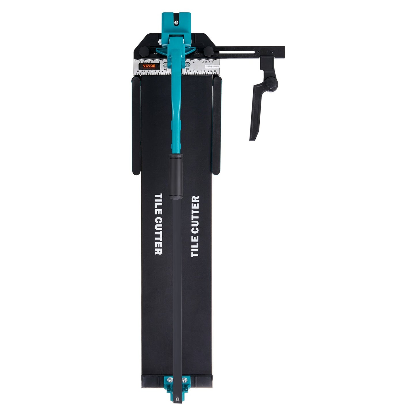 Manuell kakelskärare, 1200 mm, porslinsskärare av keramisk kakel med hårdmetallskärhjul, infraröd positionering, halkskyddsfötter, hållbara skenor för professionella installatörer eller nybörjare