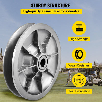 Golf cart with high torque driven clutch for club car DS &amp; Prejudice 1997 to up club car 4-stroke petrol golf cart model, silver