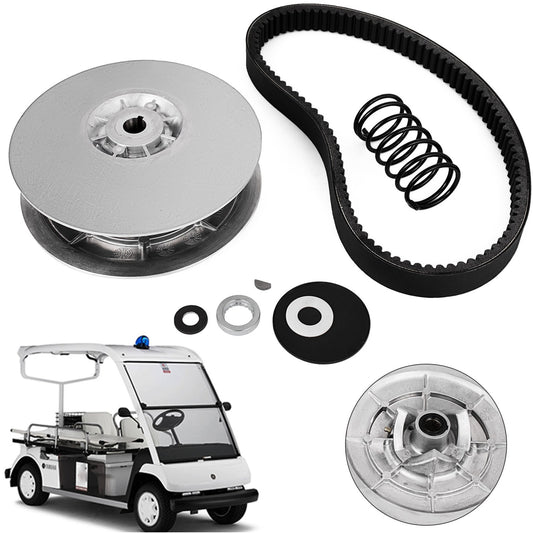 Bakre driven kopplingssats för Yamaha Gas Golf Cart G2-G22 1985+ Sekundär kopplingsdriven sats med rem JN6-G6201-03 JN6-G6201-04, Silver