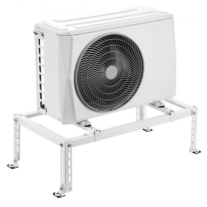 Mini Delat Markstativ Justerbart Antivibrationsställ för 9000-24000 BTU