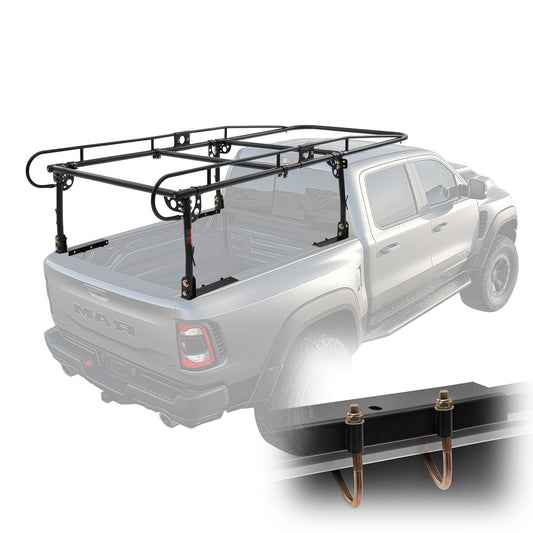 LKW-Gestell, Pickup-Leitergestell, Tragkraft 1000 lbs, Breite 43,3"-63", für Bauholz
