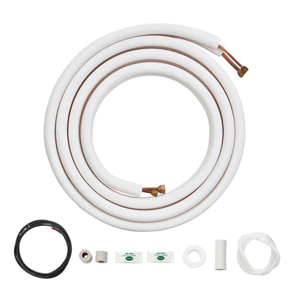 Mini Split Line Set 6,4x9,5 x4876,8mm Kopparslang AC med anslutningskabel