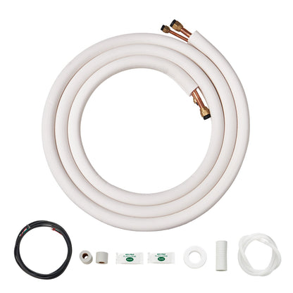 Mini Split Line Set 9,5x15,9 x4876,8mm Kopparslang AC med anslutningskabel