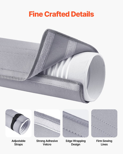 Luftkonditioneringsslangskydd Bärbar AC-isolerad avgasslanghylsa