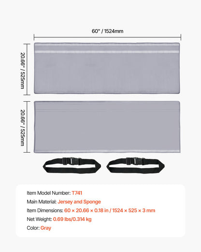 Luftkonditioneringsslangskydd Bärbar AC-isolerad avgasslanghylsa