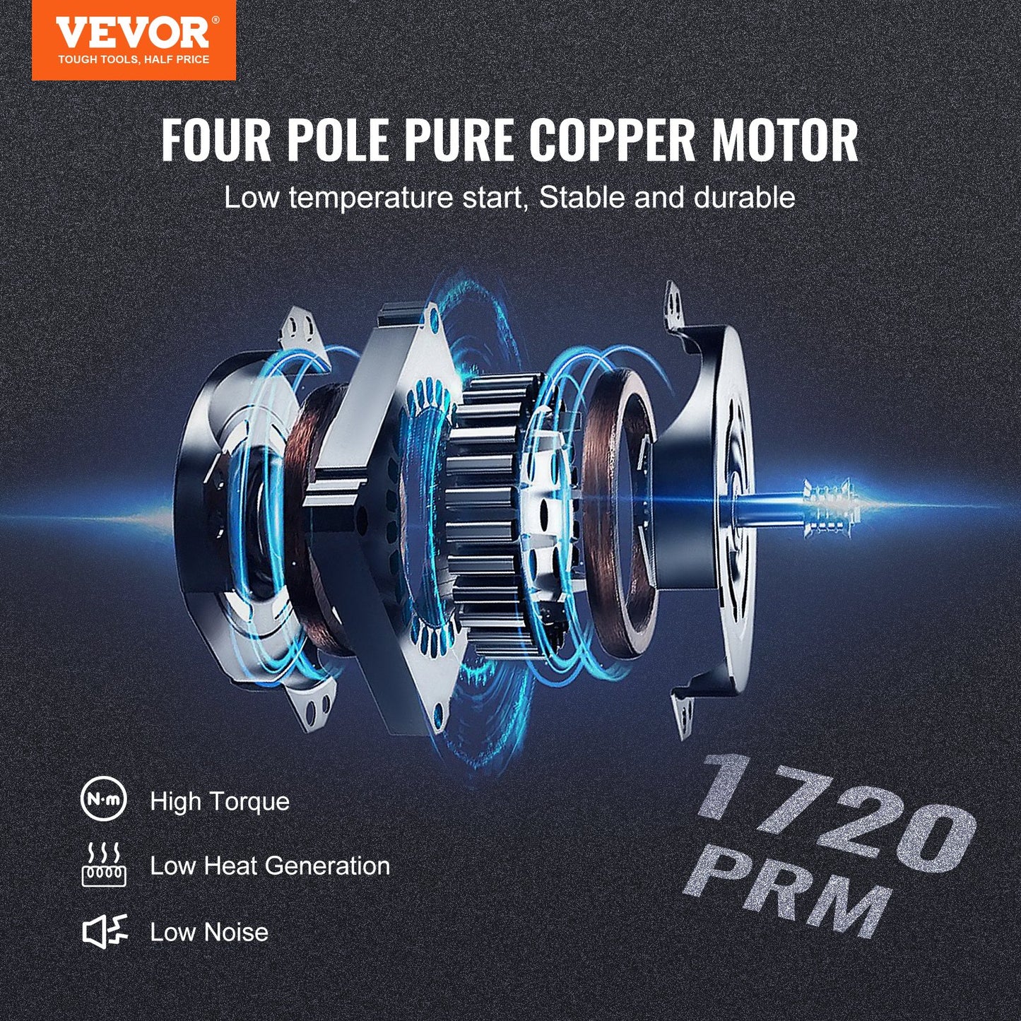 1/5 HP Single Stage Vacuum Pump, 3.5 CFM, 220-240V AC Air Conditioning Vacuum Pump, 1/4" SAE Male 1/2" ACME Male Inlet, for HVAC Repair, Refrigeration Maintenance, Resin Degassing