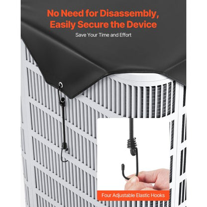 710 x 710 mm Luftkonditioneringsskydd Toppnät Universal för Utomhusbruk |  EU